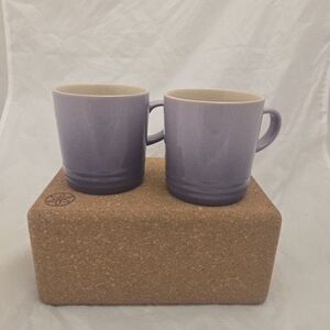 Le Creuset 350mL London Coffee Mugs Second Choix Bluebell Purple - Set of 2